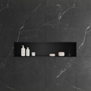 Lavo Niche Non Lit 1190 x 260mm Matt Black
