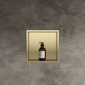 Lavo Niche Non Lit 300 x 300mm Brushed Brass