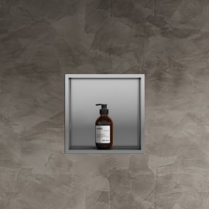 Lavo Niche Non Lit 300 x 300mm Brushed Steel