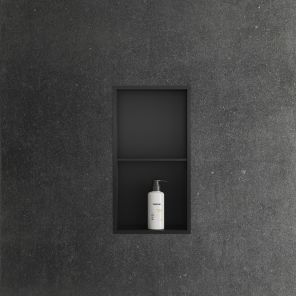 Lavo Niche Dual Non Lit 600 x 300mm Matt Black