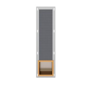 Lavo Recessed Toilet Roll Storage Brushed Bronze
