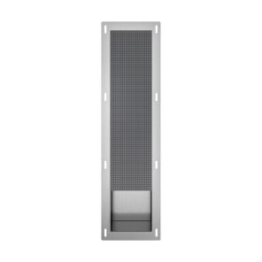 Lavo Recessed Toilet Roll Storage Brushed Steel