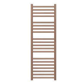 Nova 304 Stainless Steel Heated Towel Rail - 1200 x 400mm - Brushed Bronze