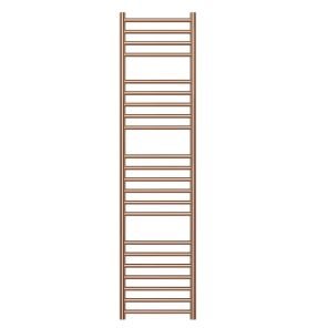 Nova 304 Stainless Steel Heated Towel Rail 1600 x 400mm Brushed Bronze
